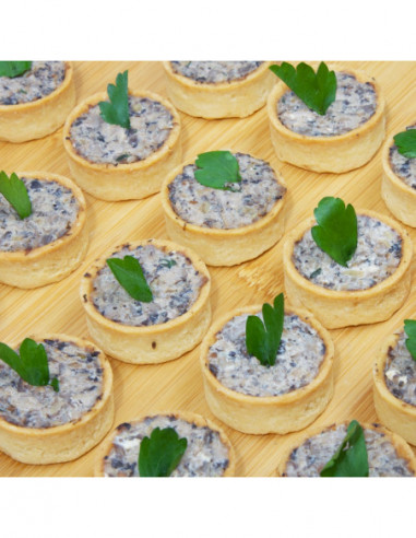 Mini-Tarts with Mushroom Duxelle and Truffle x20