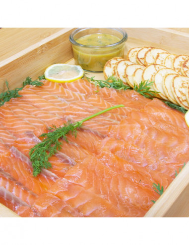 Homemade Organic Gravlax Salmon (10 pax)